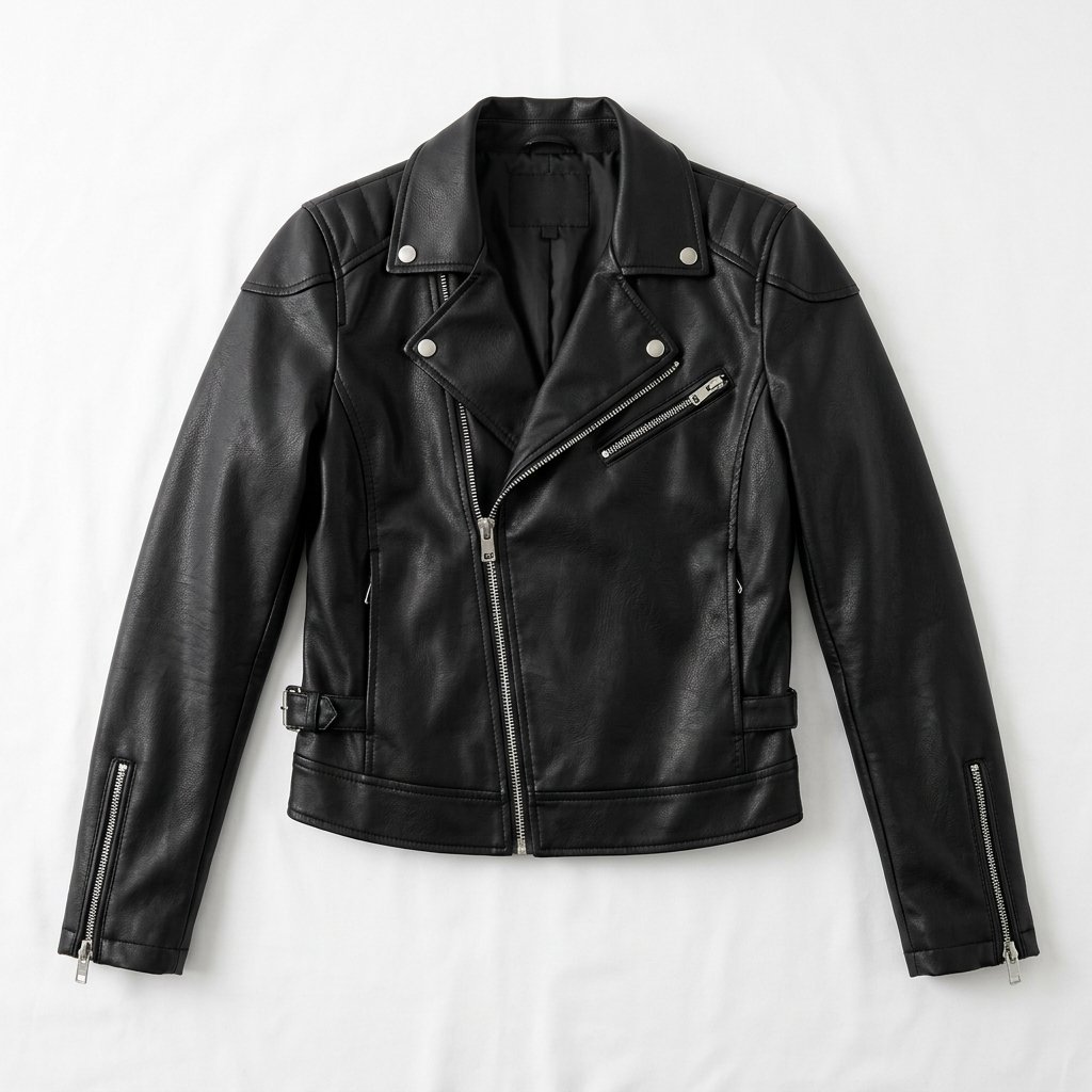 Jaket Kulit Sintetis H&M